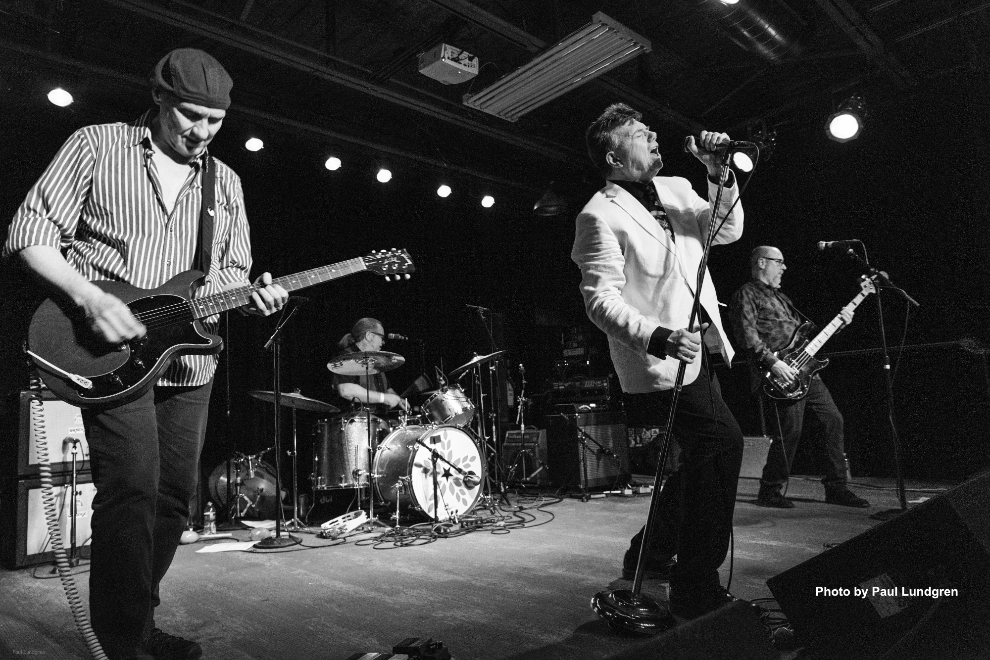 The Silverteens on stage at the Uptown VFW. Photo by Paul Lundgren.