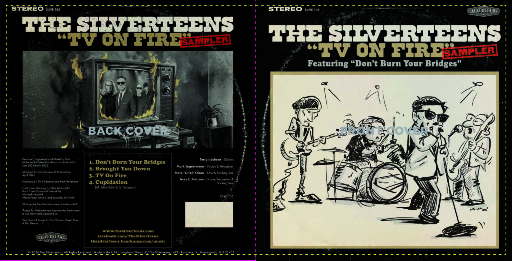 TV On Fire front and back cover